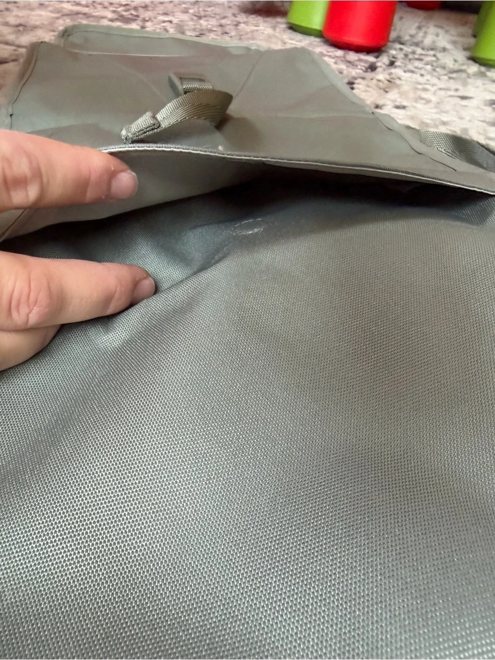 HUHU Diaper Bag Backpack in Sage Green combo